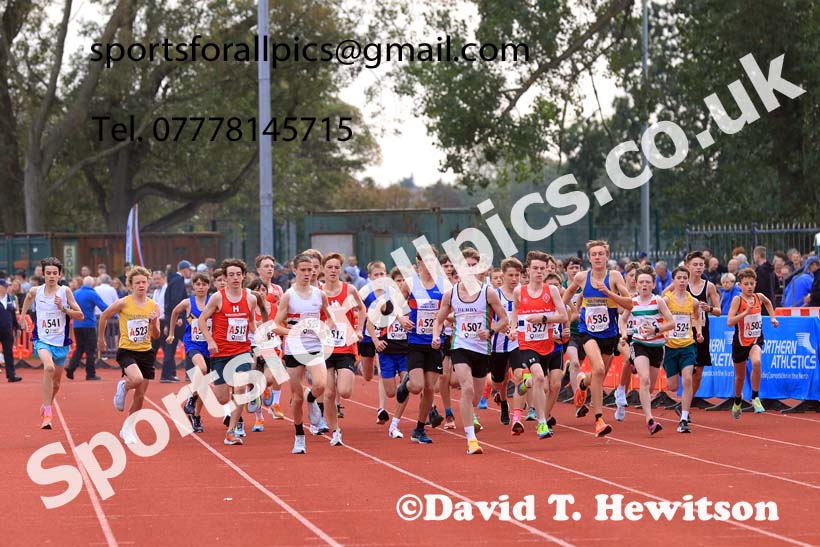 Boys Under-15s, 2024 Northern Mens 6 and Womens 4 and Youngsters Relays, Stanley Park, Blackpool.  Photo: David T. Hewitson/Sports for All Pics